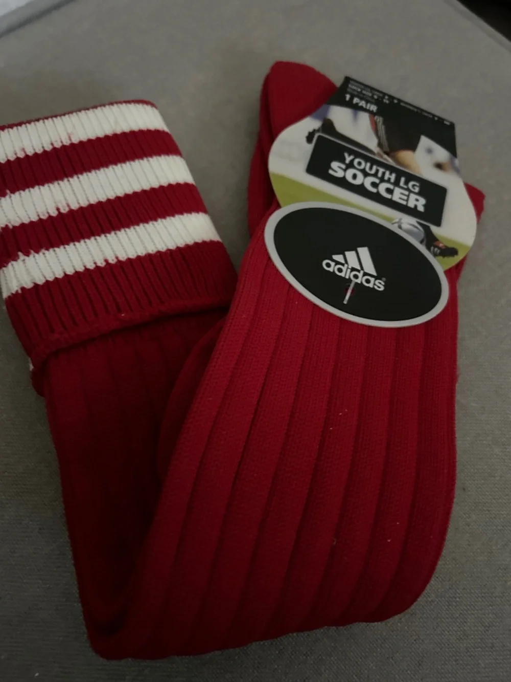 Adidas youth lg soccer socks